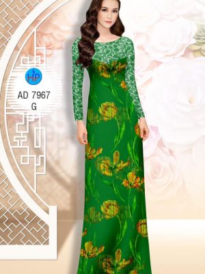 Vải áo dài Hoa tulip kiểu mới AD 7967 22 1575446672 97 Vai ao dai Hoa tulip kieu moi AD 7967