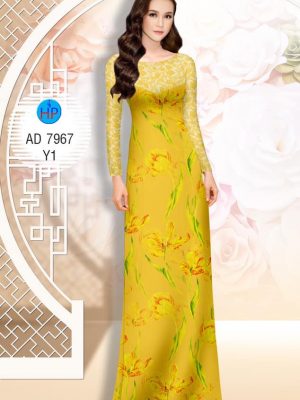 Vải áo dài Hoa tulip kiểu mới AD 7967 30 1575446673 359 Vai ao dai Hoa tulip kieu moi AD 7967