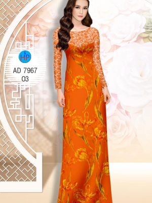 Vải áo dài Hoa tulip kiểu mới AD 7967 34 1575446673 362 Vai ao dai Hoa tulip kieu moi AD 7967