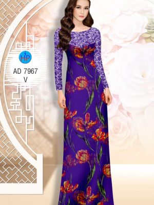 Vải áo dài Hoa tulip kiểu mới AD 7967 32 1575446673 669 Vai ao dai Hoa tulip kieu moi AD 7967