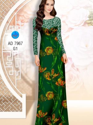 Vải áo dài Hoa tulip kiểu mới AD 7967 27 1575446673 893 Vai ao dai Hoa tulip kieu moi AD 7967