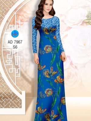 Vải áo dài Hoa tulip kiểu mới AD 7967 37 1575446673 926 Vai ao dai Hoa tulip kieu moi AD 7967