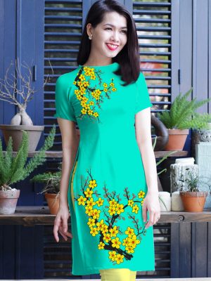 1575447322 317 Vai ao dai cach tan hoa mai thiet ke 2019