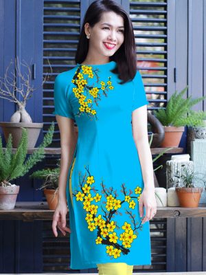1575447322 337 Vai ao dai cach tan hoa mai thiet ke 2019