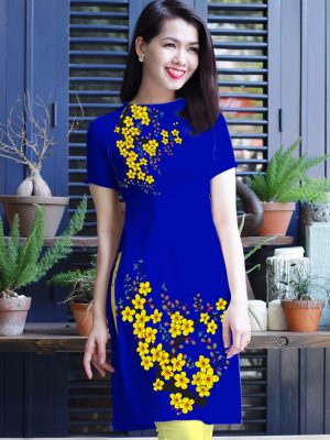 1575447322 552 Vai ao dai cach tan hoa mai thiet ke 2019