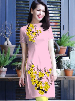 1575447322 953 Vai ao dai cach tan hoa mai thiet ke 2019