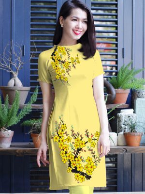 1575447325 563 Vai ao dai cach tan hoa mai thiet ke 2019