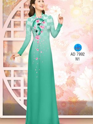 1575532982 316 Vai ao dai Hoa Dao va quat thiet ke 2019