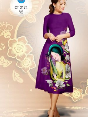 Vải áo dài Vải cách tân thiếu nữ và cây đàn mới ra AD CT 2174 24 1575533341 796 Vai ao dai Vai cach tan thieu nu va cay