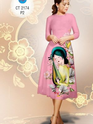 Vải áo dài Vải cách tân thiếu nữ và cây đàn mới ra AD CT 2174 30 1575533342 389 Vai ao dai Vai cach tan thieu nu va cay