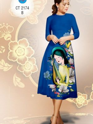 Vải áo dài Vải cách tân thiếu nữ và cây đàn mới ra AD CT 2174 36 1575533342 433 Vai ao dai Vai cach tan thieu nu va cay