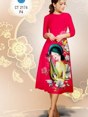 Vải áo dài Vải cách tân thiếu nữ và cây đàn mới ra AD CT 2174 29 1575533342 599 Vai ao dai Vai cach tan thieu nu va cay