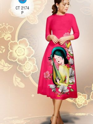 Vải áo dài Vải cách tân thiếu nữ và cây đàn mới ra AD CT 2174 31 1575533342 618 Vai ao dai Vai cach tan thieu nu va cay