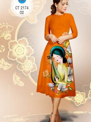 Vải áo dài Vải cách tân thiếu nữ và cây đàn mới ra AD CT 2174 32 1575533342 62 Vai ao dai Vai cach tan thieu nu va cay