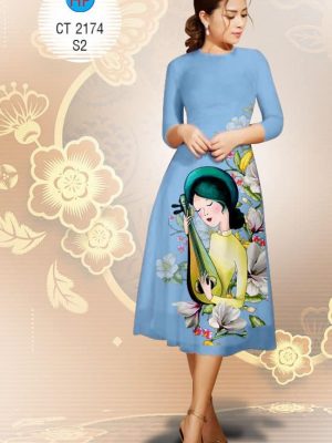 Vải áo dài Vải cách tân thiếu nữ và cây đàn mới ra AD CT 2174 25 1575533342 837 Vai ao dai Vai cach tan thieu nu va cay