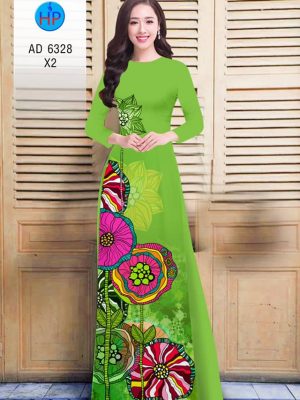 Vải áo dài Hoa in 3D kiểu mới AD 6328 25 1575533515 268 Vai ao dai Hoa in 3D kieu moi AD 6328