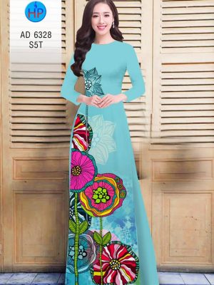 Vải áo dài Hoa in 3D kiểu mới AD 6328 26 1575533515 651 Vai ao dai Hoa in 3D kieu moi AD 6328