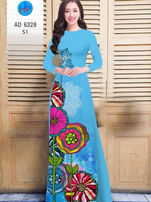 Vải áo dài Hoa in 3D kiểu mới AD 6328 24 1575533515 763 Vai ao dai Hoa in 3D kieu moi AD 6328
