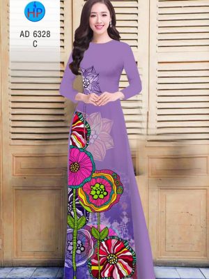 Vải áo dài Hoa in 3D kiểu mới AD 6328 33 1575533516 854 Vai ao dai Hoa in 3D kieu moi AD 6328