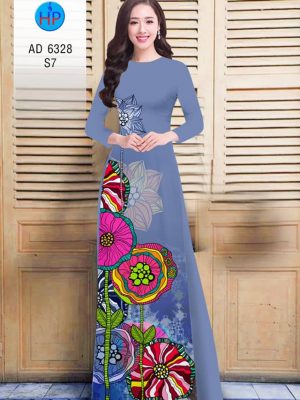 Vải áo dài Hoa in 3D kiểu mới AD 6328 27 1575533516 923 Vai ao dai Hoa in 3D kieu moi AD 6328