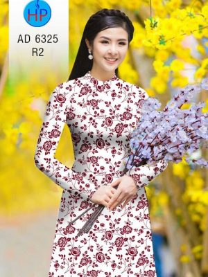 Vải áo dài Hoa hồng đều kiểu mới AD 6325 24 1575533618 257 Vai ao dai Hoa hong deu kieu moi AD 6325