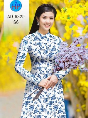 Vải áo dài Hoa hồng đều kiểu mới AD 6325 26 1575533618 391 Vai ao dai Hoa hong deu kieu moi AD 6325