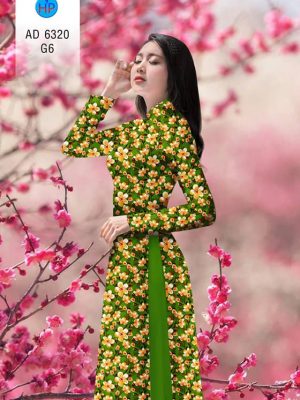 1575534242 883 Vai ao dai Hoa Dao thiet ke 2019 AD 6320