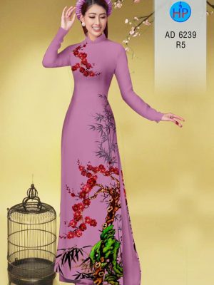 1575534355 266 Vai ao dai Hoa Dao thiet ke 2019 AD 6239
