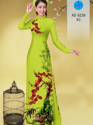 1575534356 136 Vai ao dai Hoa Dao thiet ke 2019 AD 6239