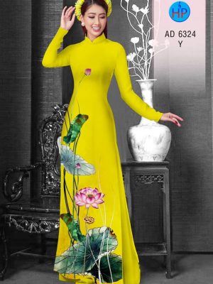 Vải áo dài hoa sen thiết kế 2019 AD 6324 35 1575535360 623 Vai ao dai hoa sen thiet ke 2019 AD 6324