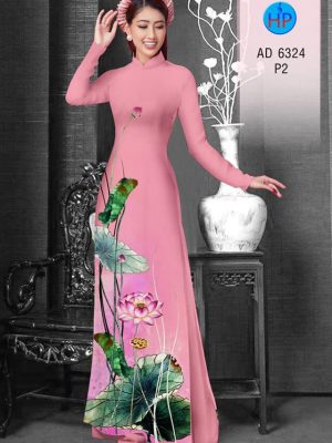 Vải áo dài hoa sen thiết kế 2019 AD 6324 27 1575535360 897 Vai ao dai hoa sen thiet ke 2019 AD 6324