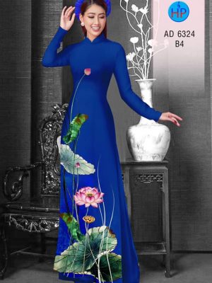 Vải áo dài hoa sen thiết kế 2019 AD 6324 24 1575535360 977 Vai ao dai hoa sen thiet ke 2019 AD 6324