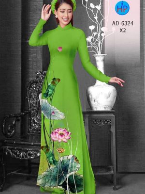 Vải áo dài hoa sen thiết kế 2019 AD 6324 36 1575535361 74 Vai ao dai hoa sen thiet ke 2019 AD 6324