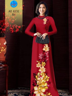 Vải áo dài Hoa in 3D kiểu mới AD 6332 21 1575617401 314 Vai ao dai Hoa in 3D kieu moi AD 6332