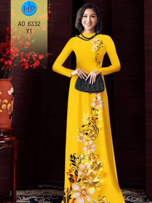 Vải áo dài Hoa in 3D kiểu mới AD 6332 27 1575617401 850 Vai ao dai Hoa in 3D kieu moi AD 6332