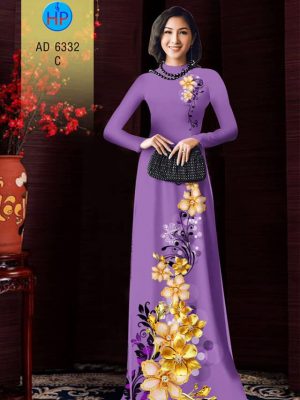 Vải áo dài Hoa in 3D kiểu mới AD 6332 35 1575617402 425 Vai ao dai Hoa in 3D kieu moi AD 6332