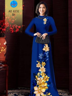 Vải áo dài Hoa in 3D kiểu mới AD 6332 36 1575617402 510 Vai ao dai Hoa in 3D kieu moi AD 6332
