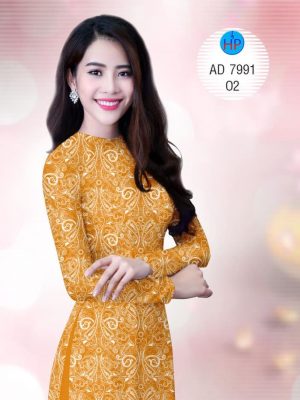 Vải áo dài Hoa văn kiểu mới AD 7991 27 1575617974 343 Vai ao dai Hoa van kieu moi AD 7991