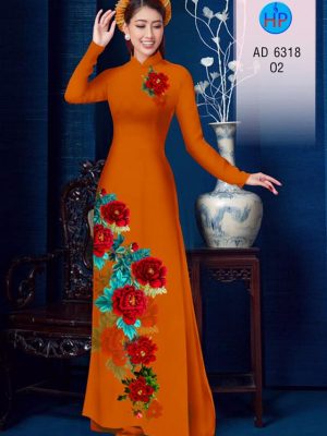 Vải áo dài Hoa Mẫu Đơn thiết kế 2019 AD 6318 26 1575618211 605 Vai ao dai Hoa Mau Don thiet ke 2019 AD