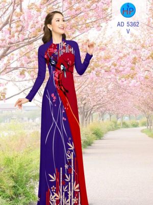 Vải áo dài hoa 3D mới ra AD 5362 23 1575691586 294 Vai ao dai Vai ao dai dep AD
