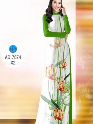 Vải áo dài Hoa tu-líp mới ra AD 7874 27 1575706645 498 Vai ao dai Hoa tu lip moi ra AD 7874