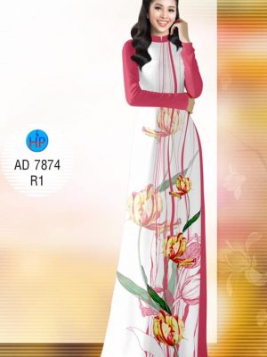 Vải áo dài Hoa tu-líp mới ra AD 7874 31 1575706646 863 Vai ao dai Hoa tu lip moi ra AD 7874