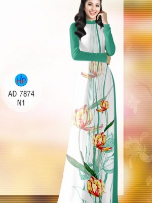 Vải áo dài Hoa tu-líp mới ra AD 7874 30 1575706646 876 Vai ao dai Hoa tu lip moi ra AD 7874
