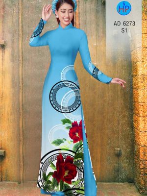Vải áo dài Hoa in 3D kiểu mới AD 6273 25 1575867411 827 Vai ao dai Hoa in 3D AD
