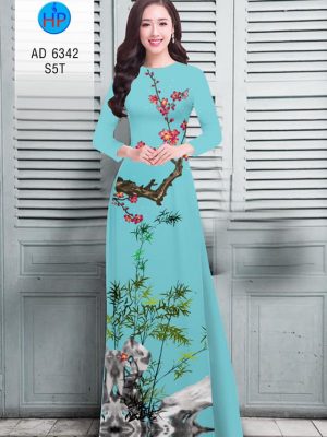 Vải áo dài Hoa Đào và Trúc mới ra AD 6342 30 1575961259 132 Vai ao dai Hoa Dao va Truc moi ra AD