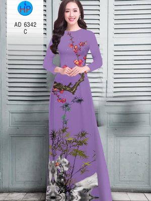 Vải áo dài Hoa Đào và Trúc mới ra AD 6342 24 1575961259 585 Vai ao dai Hoa Dao va Truc moi ra AD