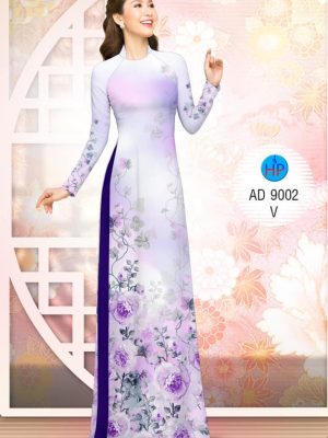 Vải áo dài hoa in 3D kiểu mới AD 9002 34 1575961417 364 Vai ao dai hoa in 3D kieu moi AD 9002