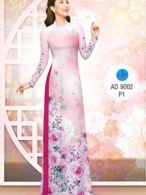 Vải áo dài hoa in 3D kiểu mới AD 9002 26 1575961417 490 Vai ao dai hoa in 3D kieu moi AD 9002
