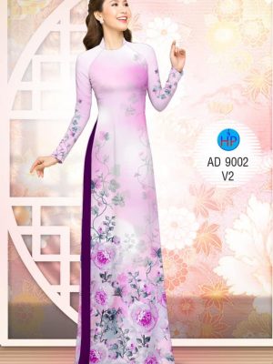 Vải áo dài hoa in 3D kiểu mới AD 9002 32 1575961417 565 Vai ao dai hoa in 3D kieu moi AD 9002