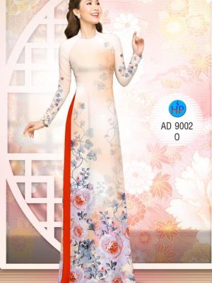 Vải áo dài hoa in 3D kiểu mới AD 9002 30 1575961417 725 Vai ao dai hoa in 3D kieu moi AD 9002
